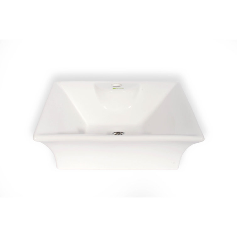 Hispania Home Montreal 31.5'' Single Bathroom Vanity with Ceramic Top Wayfair